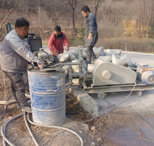 温江路面下沉注浆